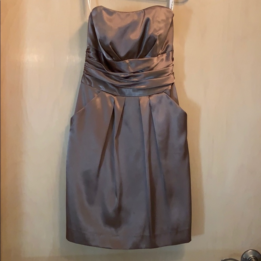 David’s Bridal Strapless Dress